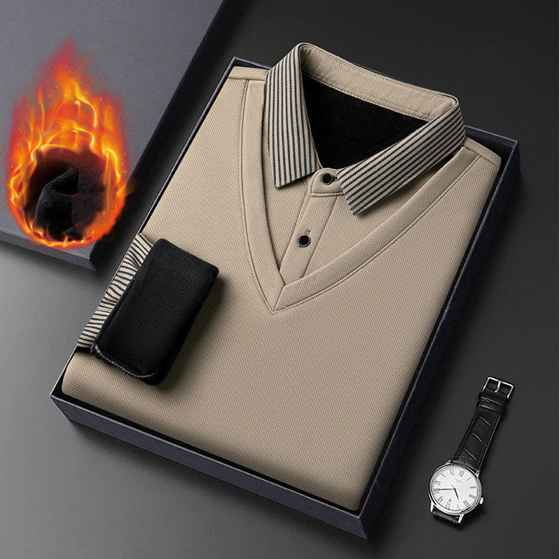 【Compra 1 y llévate 1 gratis】👔[M-4XL] Camisa cálida y engrosada con forro polar para hombre