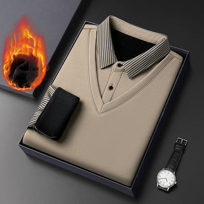 【Compra 1 y llévate 1 gratis】👔[M-4XL] Camisa cálida y engrosada con forro polar para hombre