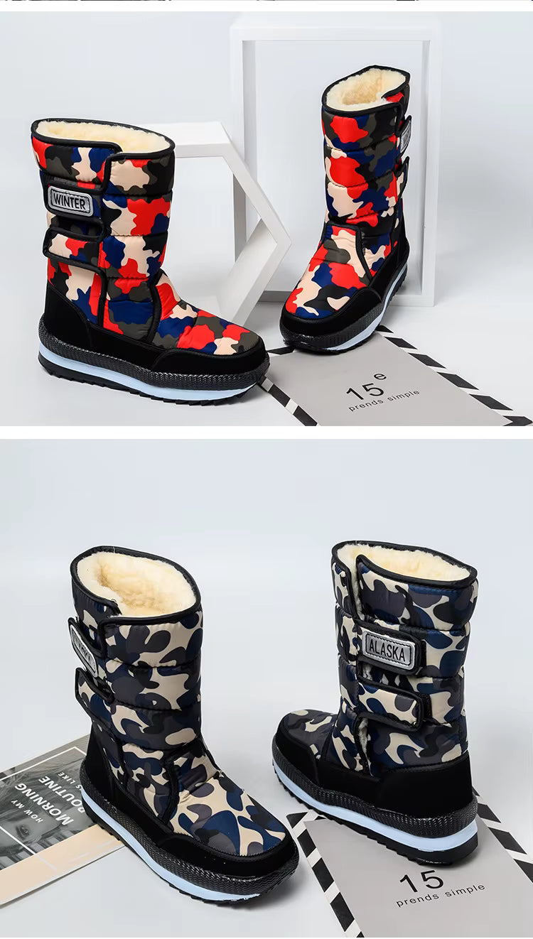 ⏳【36-47】⏳ Wytrzymałe śniegowce idealne na surowe zimy, solidne śniegowce idealne na polskie zimy.