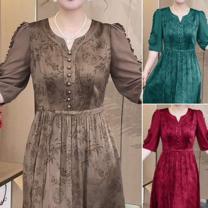 ✨【M-5XL】🍁2024 Jesienne nowe wysokiej jakości sukienki z paskiem