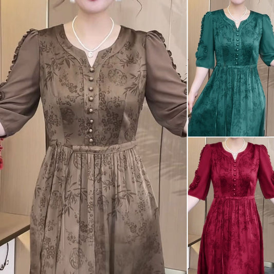 ✨【M-5XL】🍁2024 Jesienne nowe wysokiej jakości sukienki z paskiem