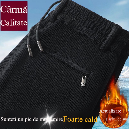 🔥🔥【M-5XL】👖👖Jesenné a zimné zamatové pánske tepláky, ležérne voľné nohavice 