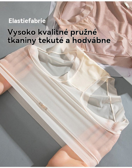 🩲🔥Uvedenie na trh 【6 kusov】Dámske nohavičky z ľadového hodvábu s vysokým pásom