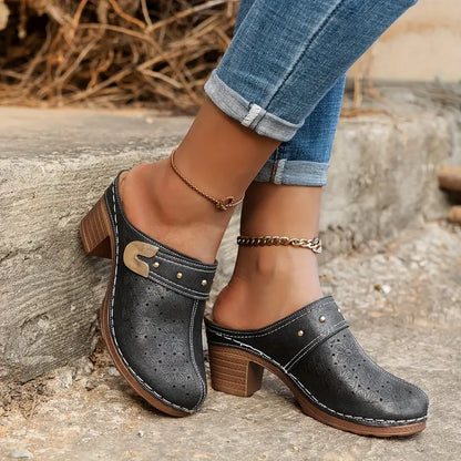 🌈🌴【36-43】 Jednokolorowe, codzienne sandały damskie