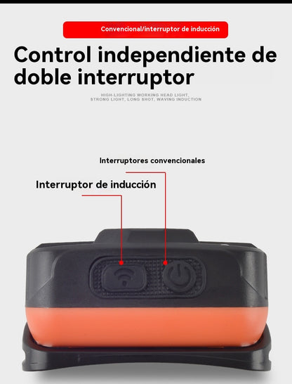 💥【Compre 1 y obtenga 1 gratis】🌟💡Faros LED de inducción con carga USB inteligente