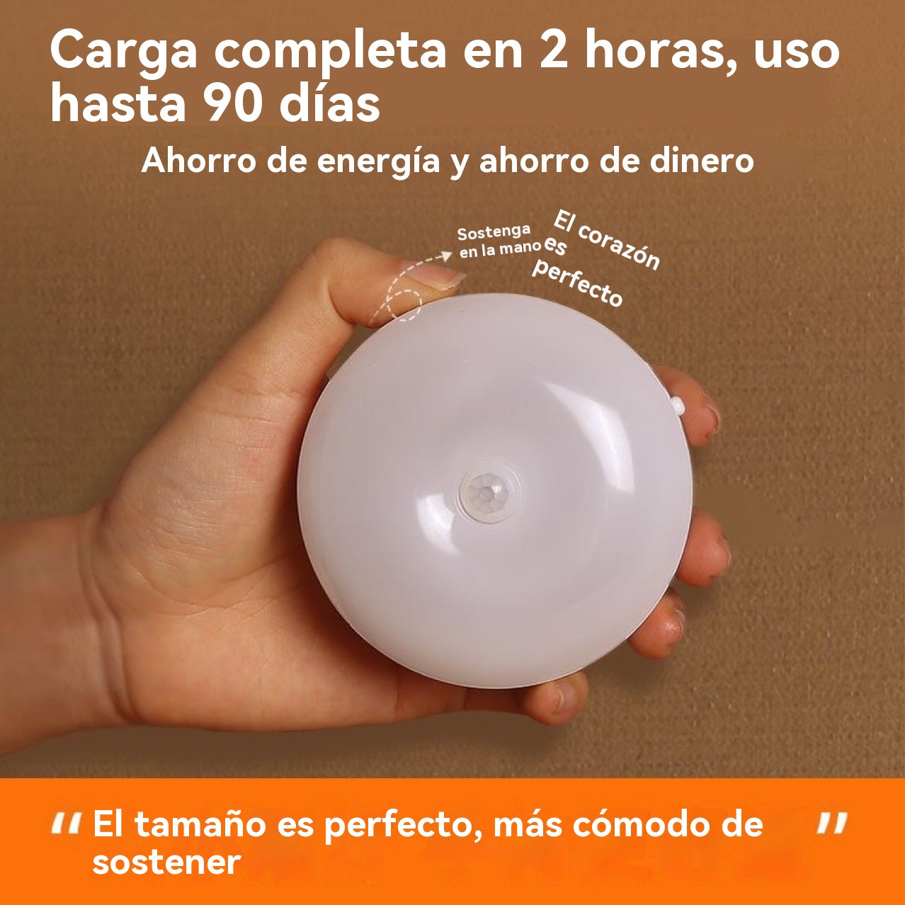 🏡💡【Compra 1 y llévate 1 gratis】Luz LED inteligente que detecta el cuerpo humano, fácil de cargar y práctica