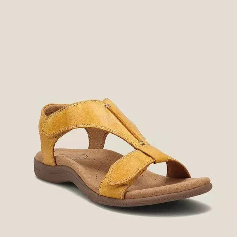 ✨ Puha valódi bőr női szandál vastag talppal – kényelem és stílus egyben! 👡