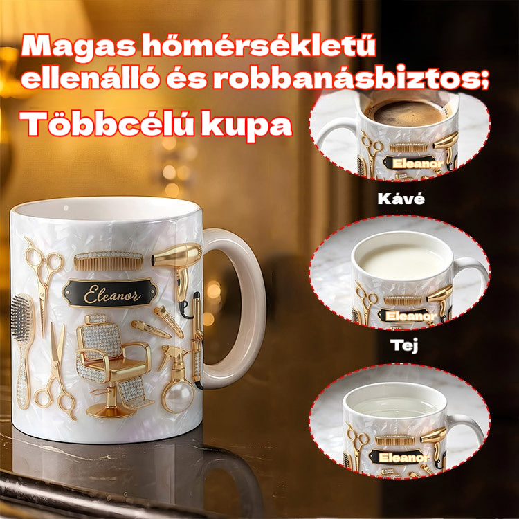 ✨✂️Személyre szabott, könnyű és luxus kerámia kávésbögre