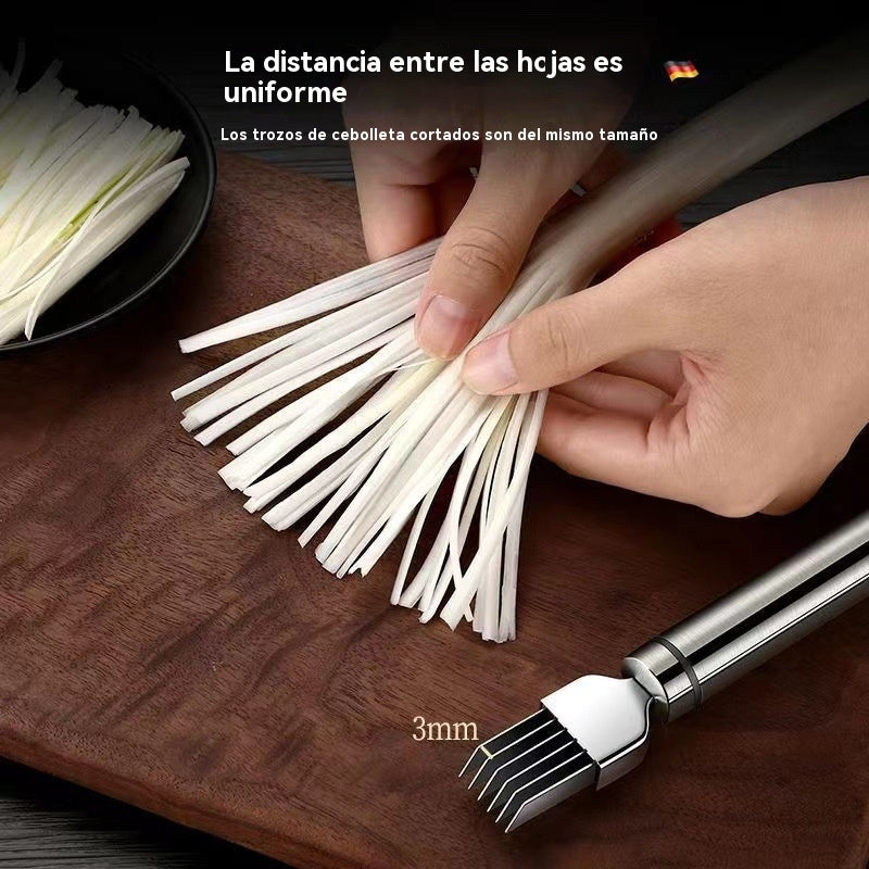 🔥Compra uno y llévate otro gratis🔥 Rebanador multifuncional de acero inoxidable | Rebanador | Cortador de verduras y cebollas | Herramientas de cocina