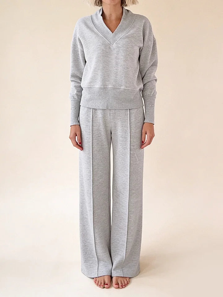 🥰【M-5XL】Komplet garniturowy damski 2026 | Dwuczęściowy komplet z dzianiny z długim rękawem✨