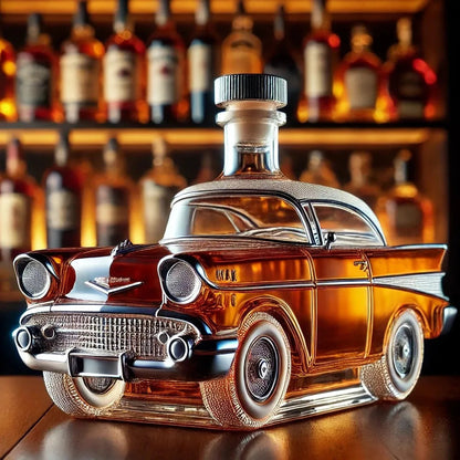 【Neskorý letný výpredaj】🥃Unikalny Jeep, solidna szklana konstrukcja, karafka do whisky