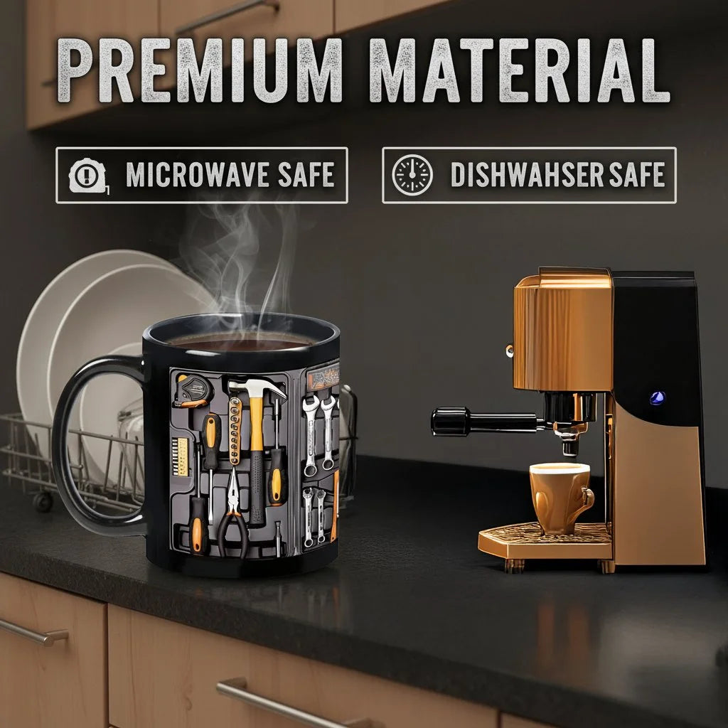 🔥🔥 2026 Nejnovější hit: ☕ Konečný mechanikova sada nářadí Hrnek