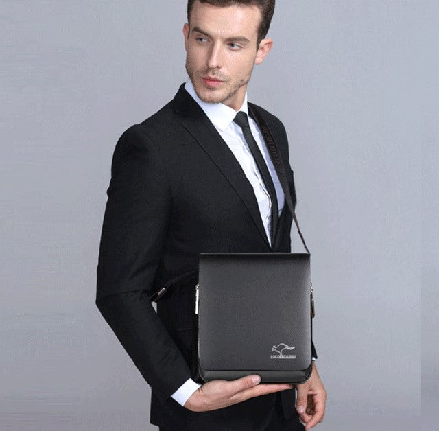 🔥【Oferta ograniczona czasowo】🔥Kup jeden, a trzy dostaniesz gratis – męska torba biznesowa na ramię【Torba na ramię + portfel + etui na karty + pasek męski】