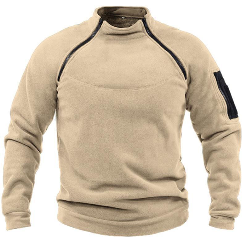 🎉✨【S-4XL】Nowa moda męska zimowa ciepła polarowa kurtka bazowa, bluza