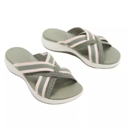 【35-43】🍃👡Damskie letnie duże sandały ortopedyczne na platformie