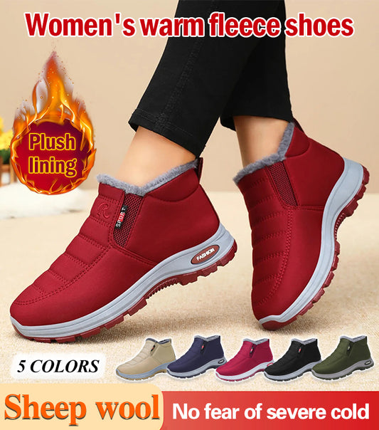 🔥【Descuento especial del 50%】【Tallas 35-48】Botas de invierno unisex con forro afelpado: cálidas, cómodas y antideslizantes para climas fríos.