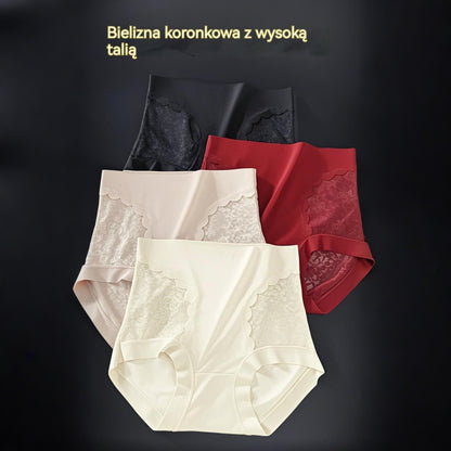 【Kup 2, a 3 dostaniesz gratis】Damskie, bardzo elastyczne, bezszwowe majtki koronkowe modelujące brzuch, modelujące sylwetkę i podnoszące pośladki-4222184