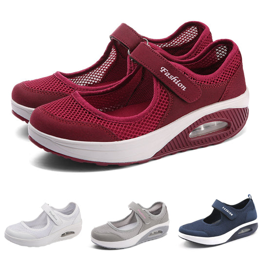 👟💨【Letní sleva】【35–43】Nové tlumicí a prodyšné ortopedické boty, pohodlné na nošení, snadné obouvání
