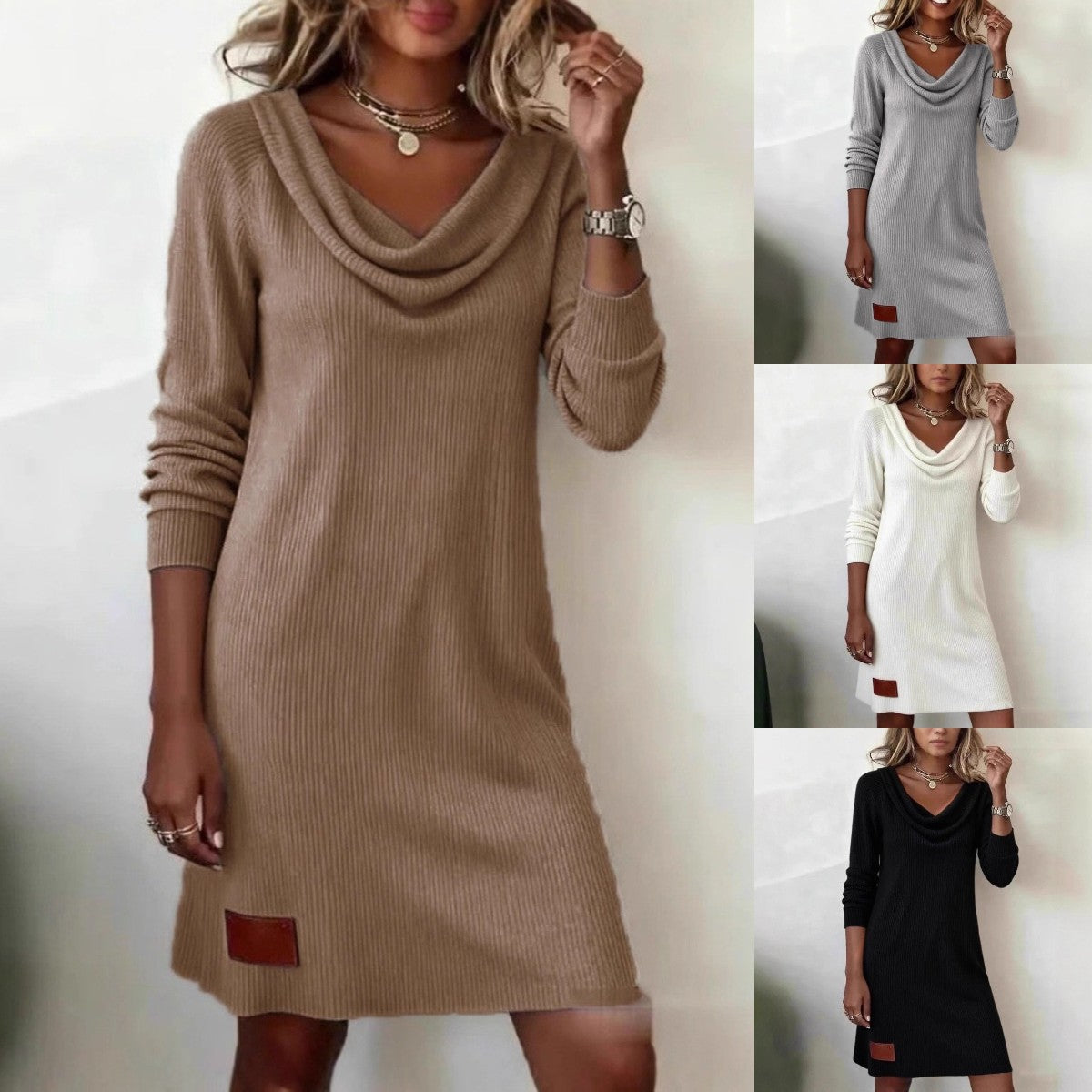 🔥【S-3XL】Nová kvalitná košeľa s dlhým rukávom a výstrihom do V, pohodlná a všestranná