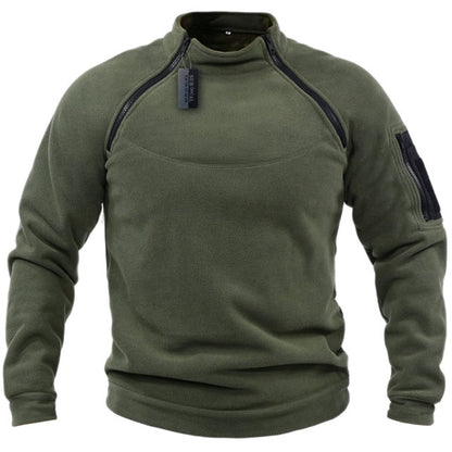 【S-4XL】Pánske teplé jesenné a zimné outdoorové tričko s dlhým rukávom 