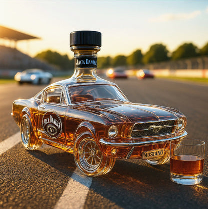 🚘Set de sticle de whisky cu design distractiv | Pahar de whisky în formă de mașină sport | Cadouri originale și decor elegant de bar