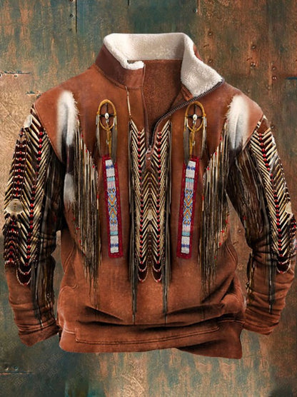 【S-3XL】🔥Sudadera térmica gruesa para hombre 2025 | Manga larga con diseño 3D | Ideal para otoño e invierno contra el frío