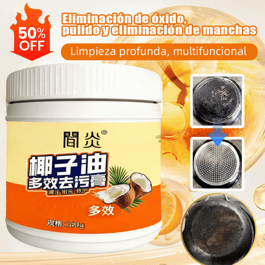 🔥【Compra 2 y llévate 2 gratis】Crema limpiadora doméstica multifuncional para limpiar aceite, óxido y sarro.